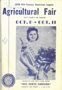Cover of 1958 Agricultural Fair Program 