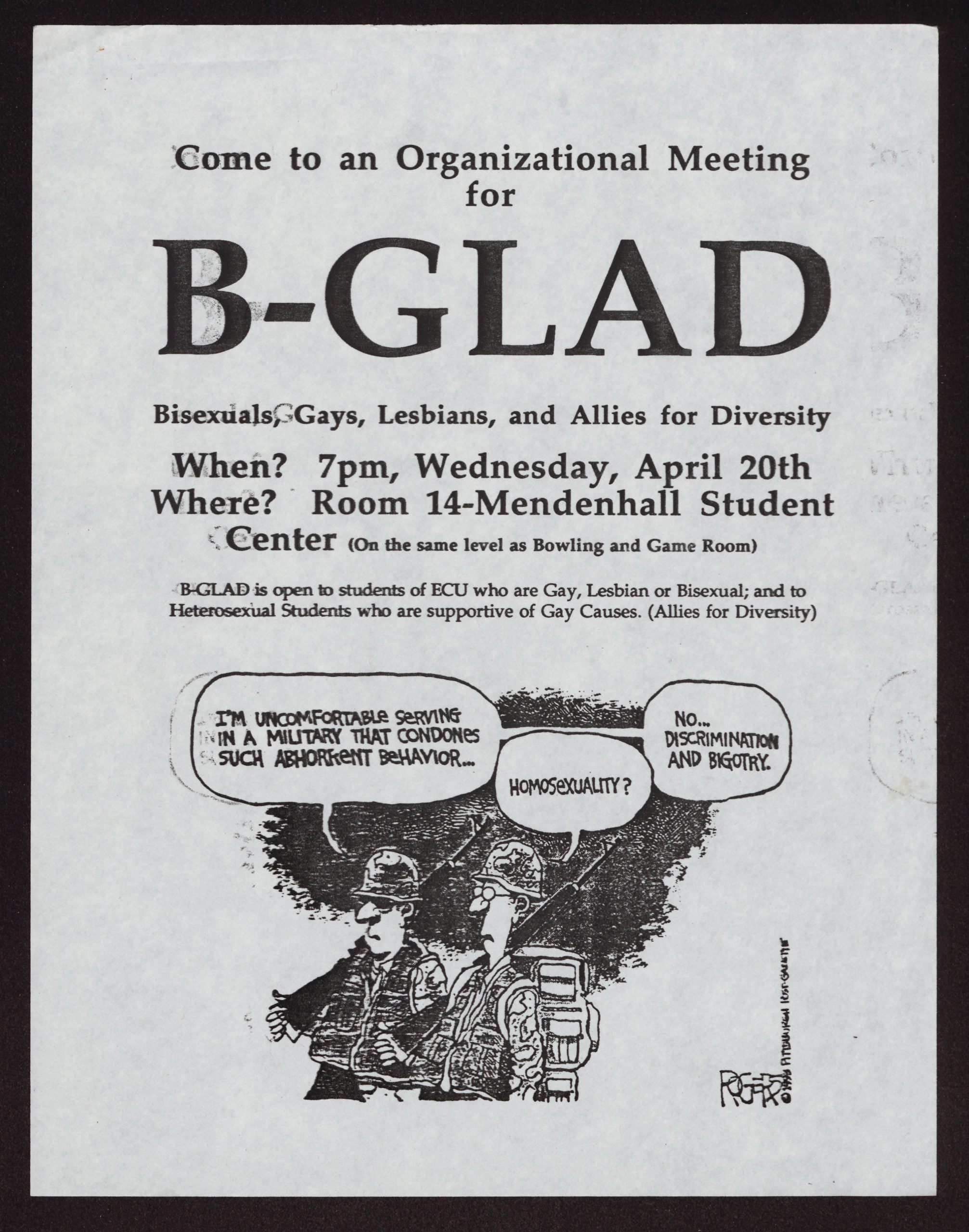 b-glad poster