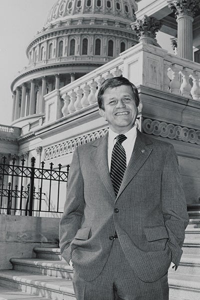 Then-U.S. Sen. Robert Morgan pictured in front of the Capitol Building, Oct. 23, 1979.